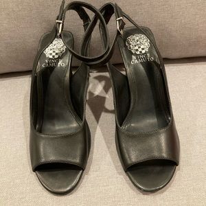 Vince Camuto open toe & slender ankle strap